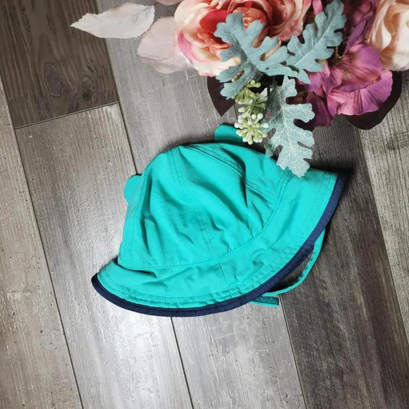 Columbia Youth Toddler O/S Kitty Cat Animal Ears Sun Hat Green EUC - Picture 14 of 14